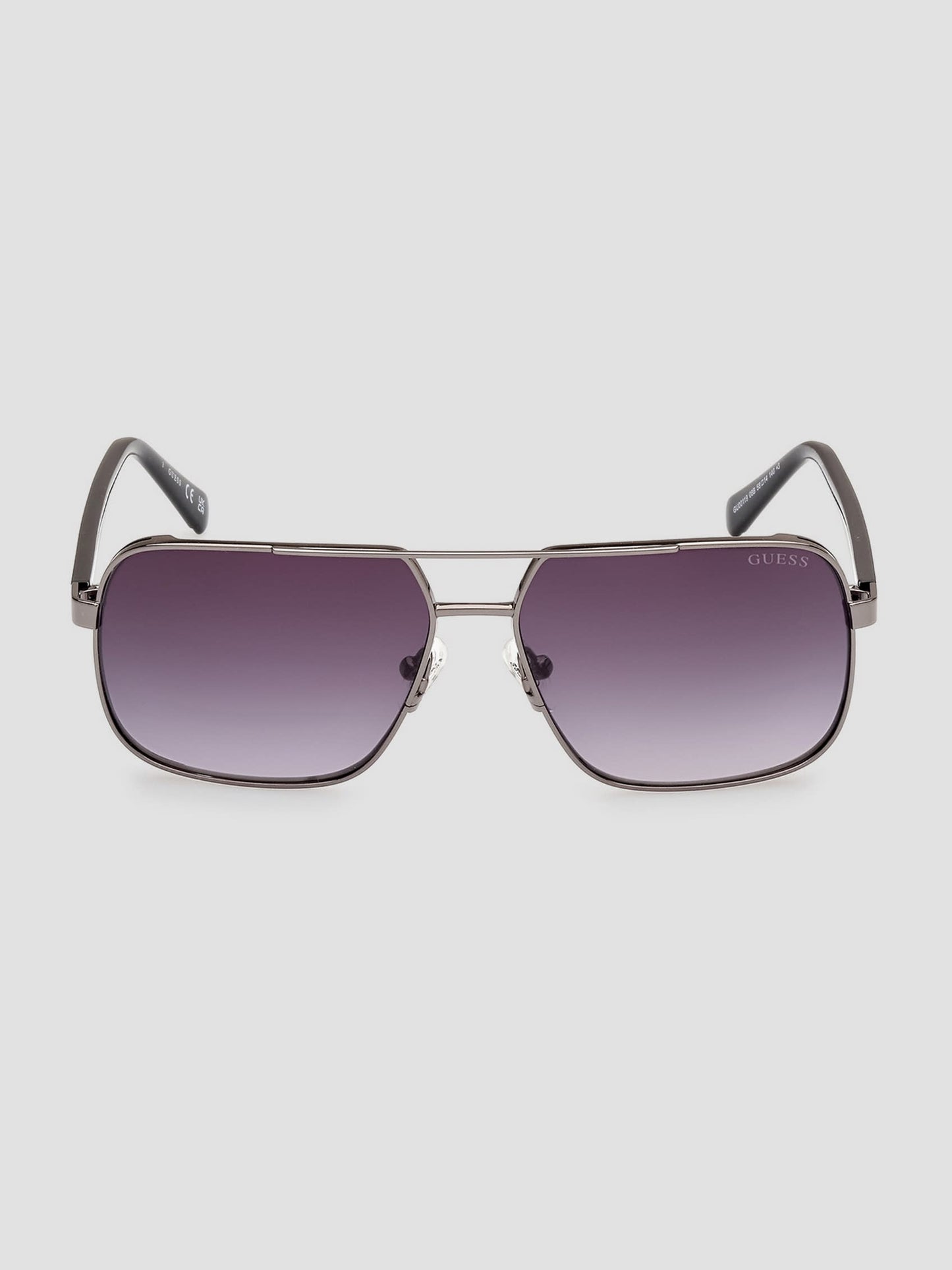 Guess: GU00119 08B shiny gunmetal / gradient smoke