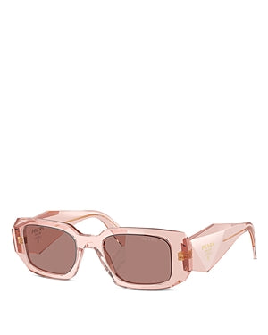 Prada: 0PR 17WS 19Q10D Transparent Peach/light brown