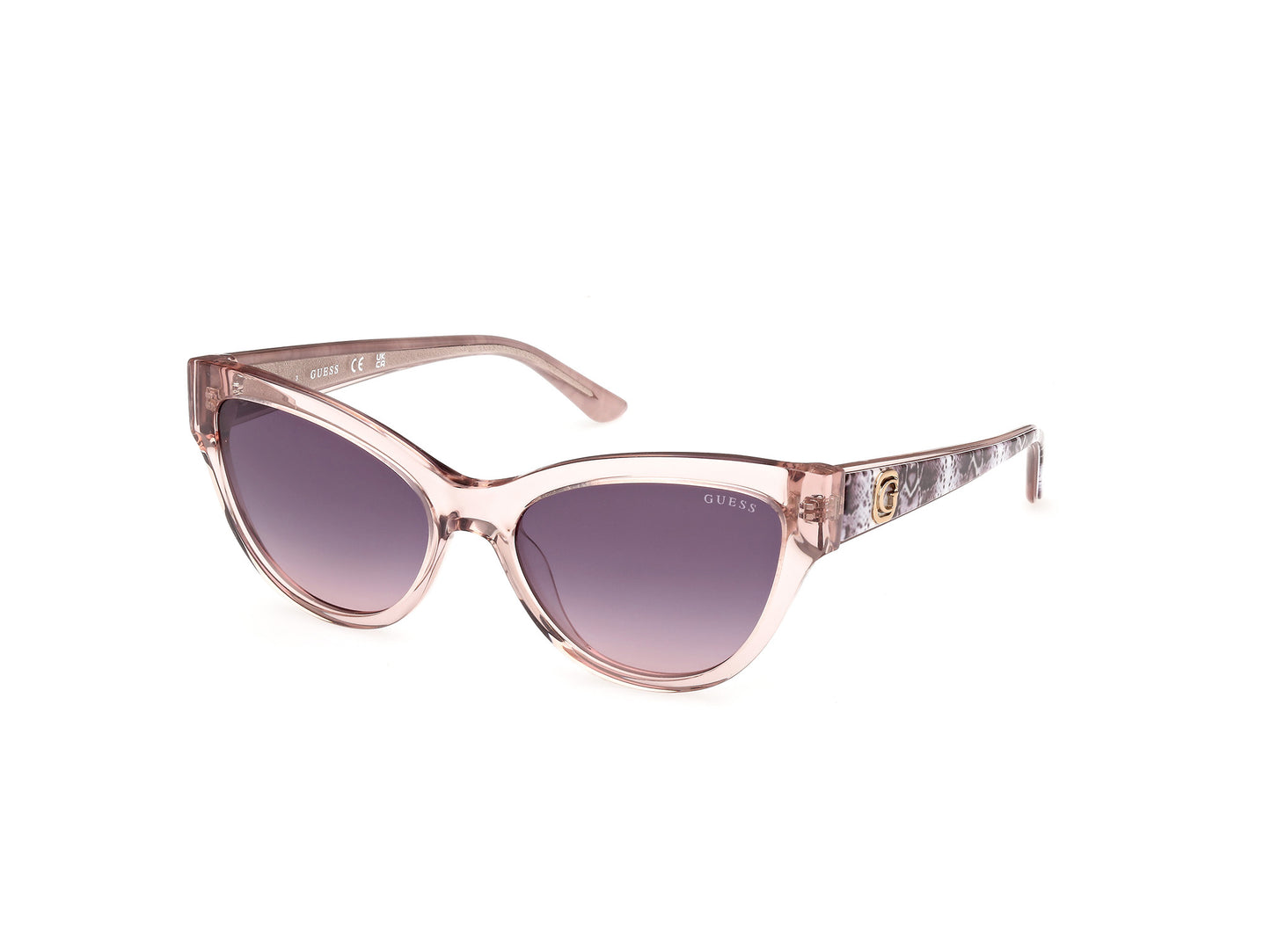 Guess: GU00112 57Z shiny beige / gradient or mirror violet