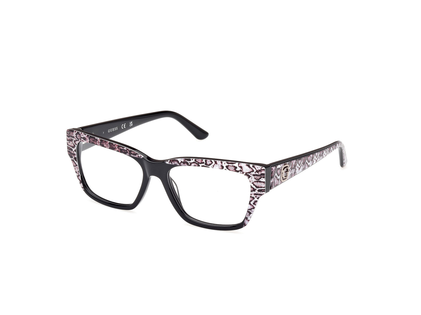 Guess: GU50126 005 black/other/clear demo lens