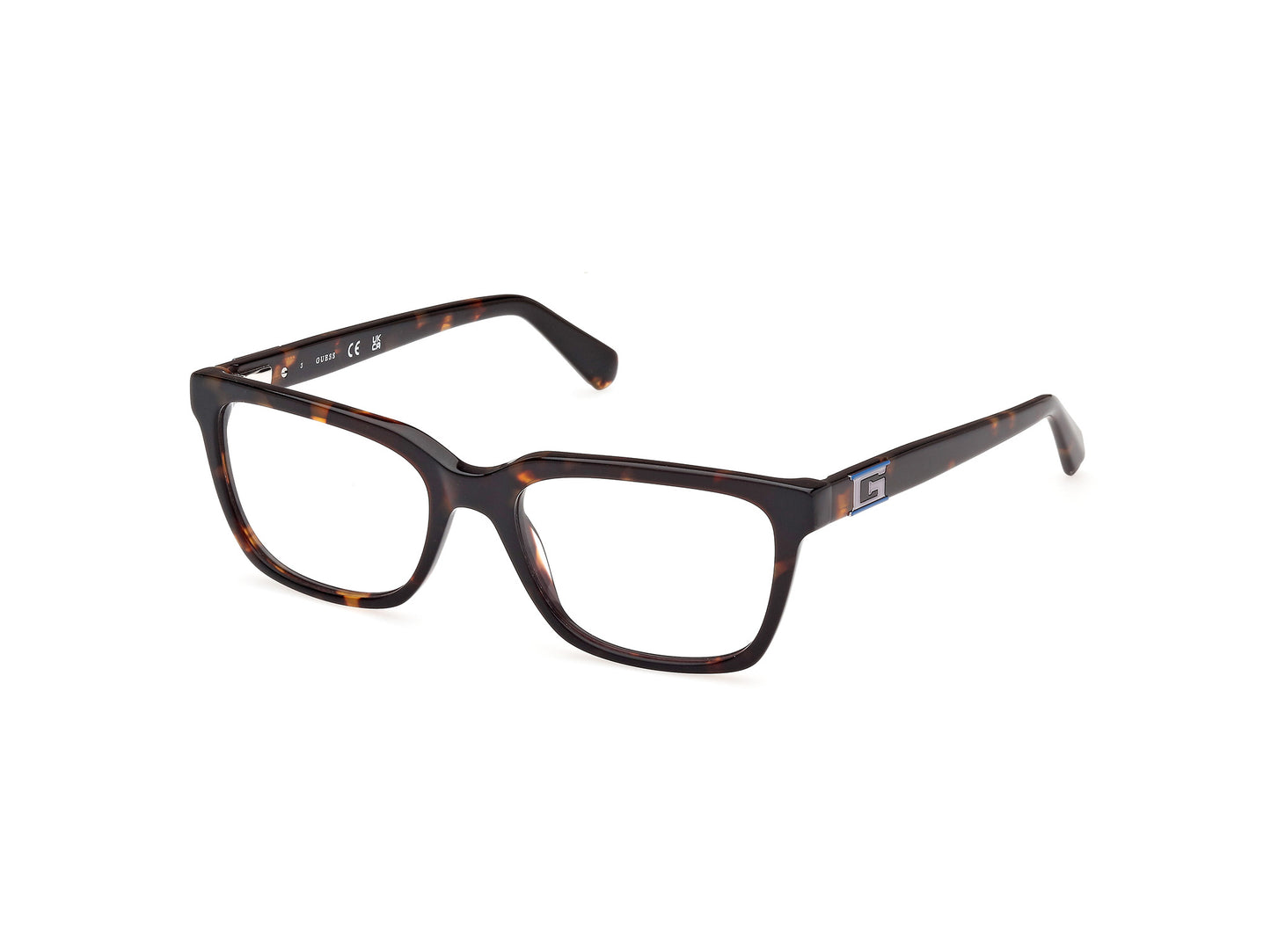 Guess: GU50132 052 dark havana/clear demo lens