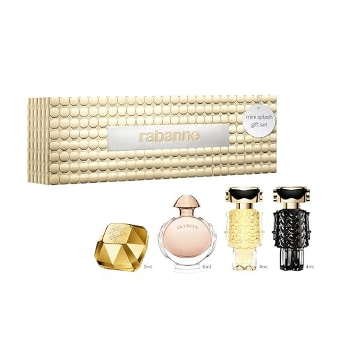 Paco Rabanne: Lady Million 5ML EDP + Olympéa 5ML EDP + Fame 6ML EDP + Fame Parfum 6ML EDP EDP Set Dama 10ML