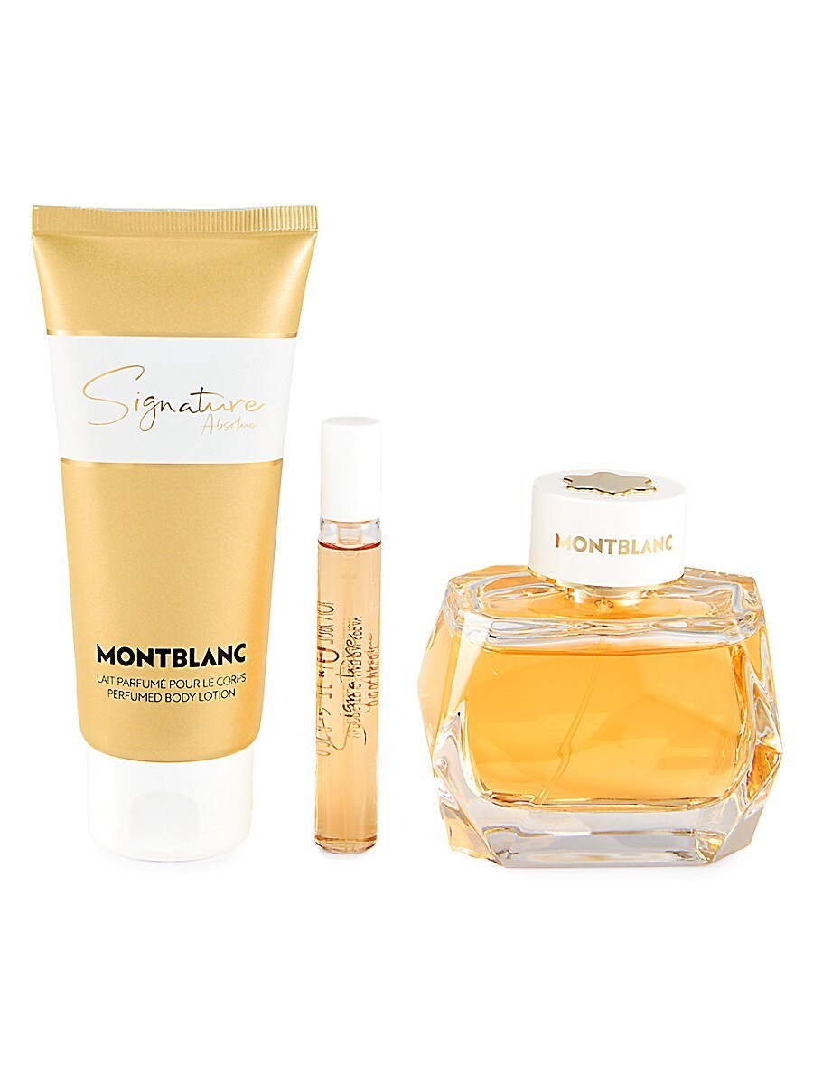 Montblanc: Signature Absolue EDP 100ML + Miniatura 7,5ML + Body Lotion 100ML EDP Set De Dama 90ML