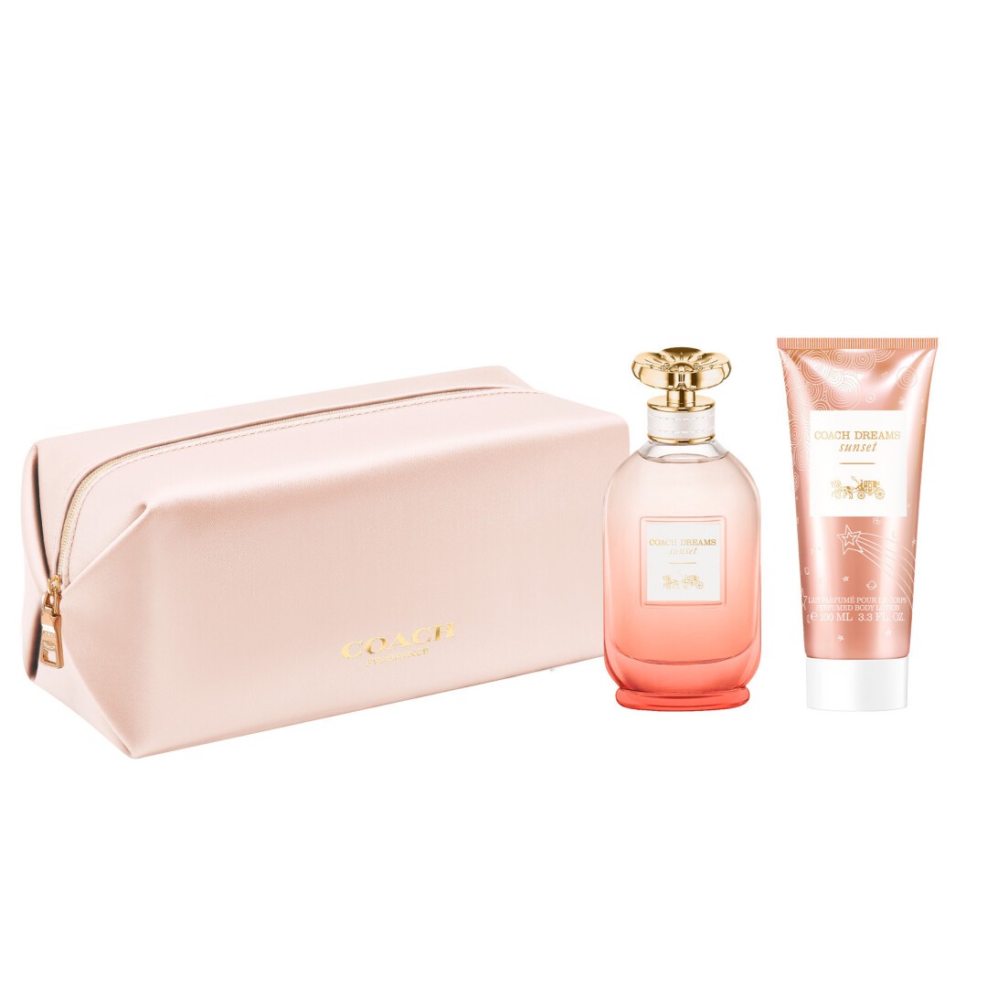 Coach: Dreams Sunset EDP 90ML + Body Lotion 100ML + Trousse EDP Dama 90ML