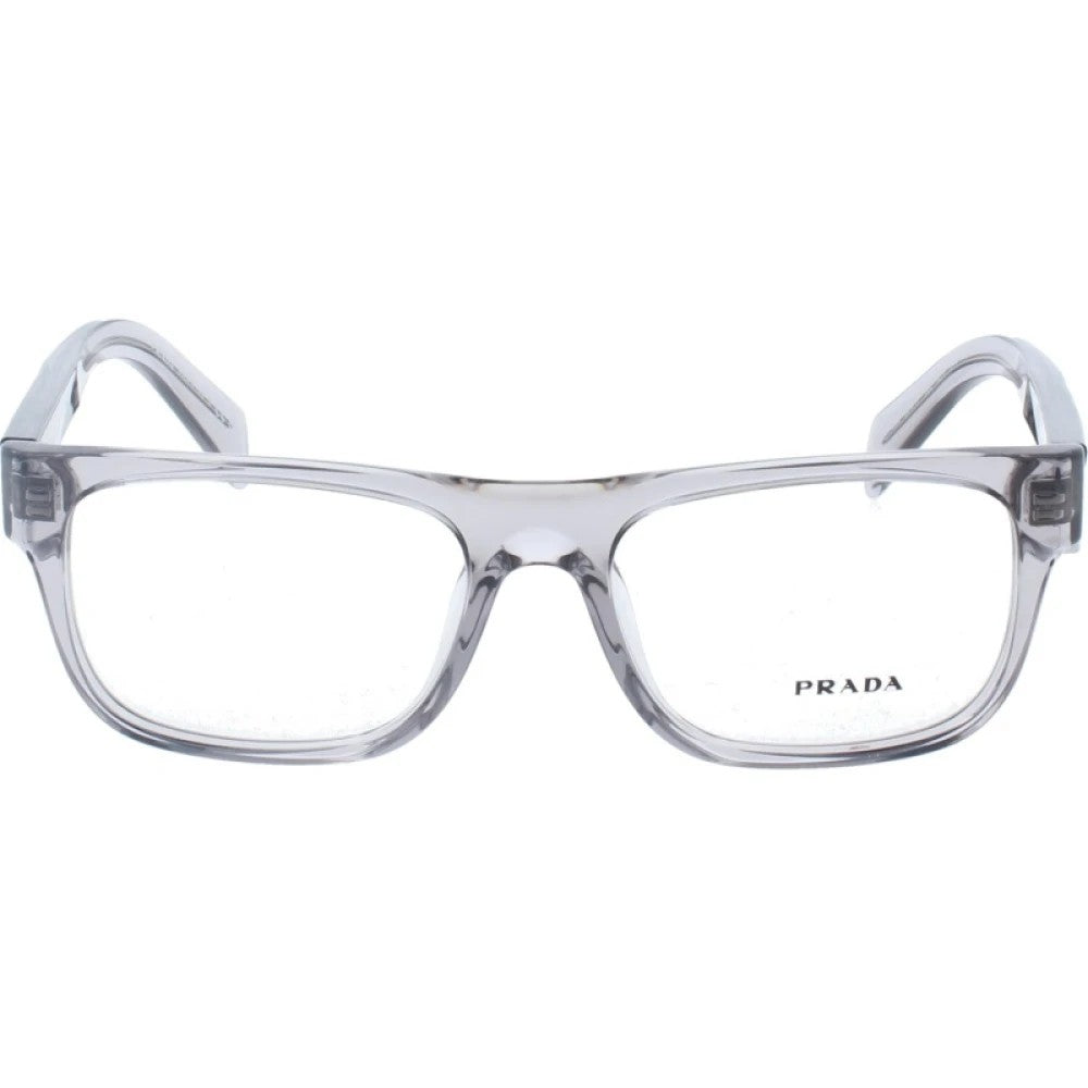 Prada: 0PR 22ZV 16Z1O1 Transparent Dark Grey/Clear demo lens