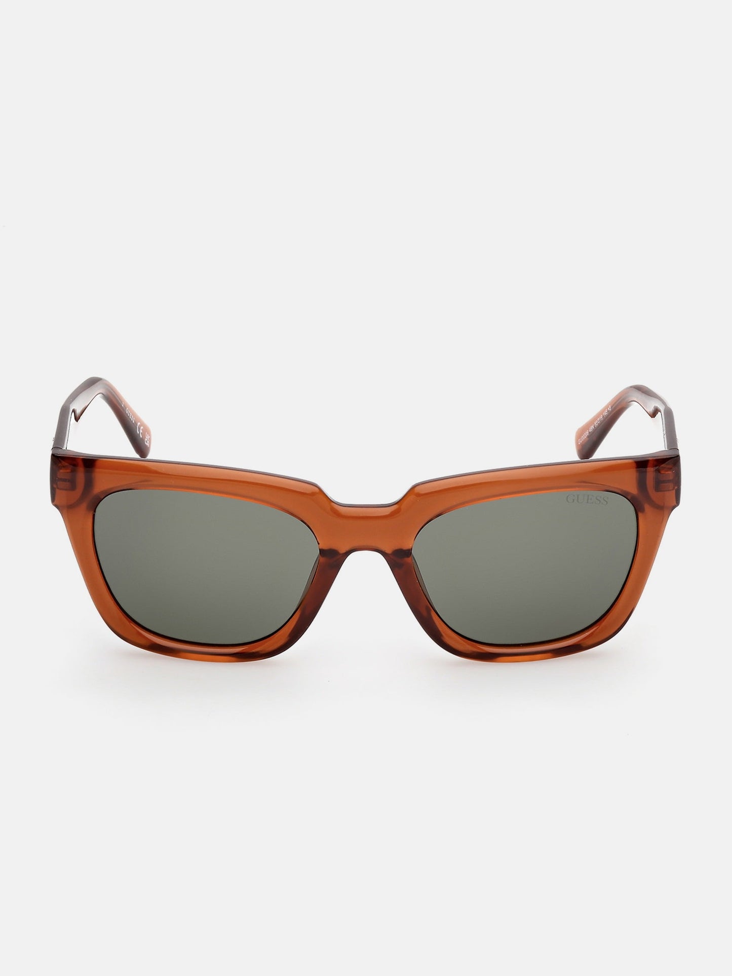 Guess: GU00206 48N shiny dark brown / green