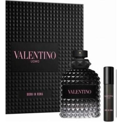 Uomo Born In Roma + Miniatura 10ML EDT Set Caballero 100ML