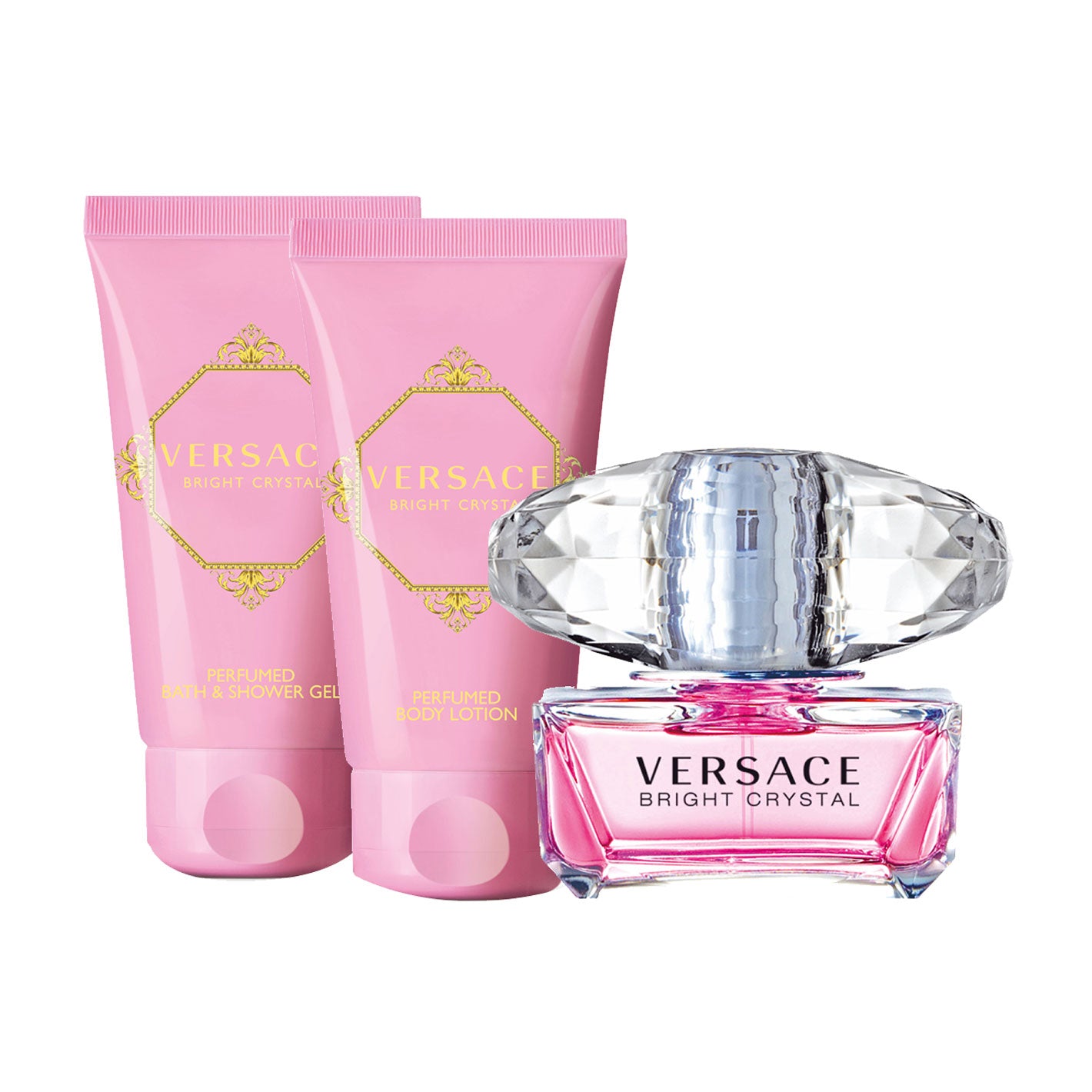 Bright Crystal 50ML + Body Lotion 50ML+ Shower Gel 50ML Set De Dama