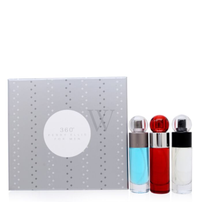 Perry Ellis: Miniaturas-360 For Men EDT 30ML + 360 Red 30 ML + Reserve For Men 30 ML EDT Set De Caballero 30ML