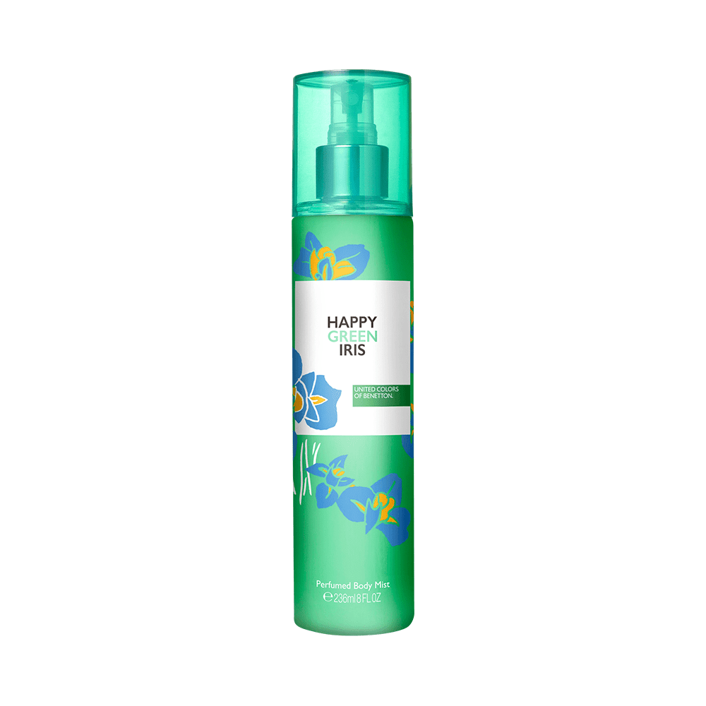 Benetton: Happy Green Iris Body Mist Dama 236ML