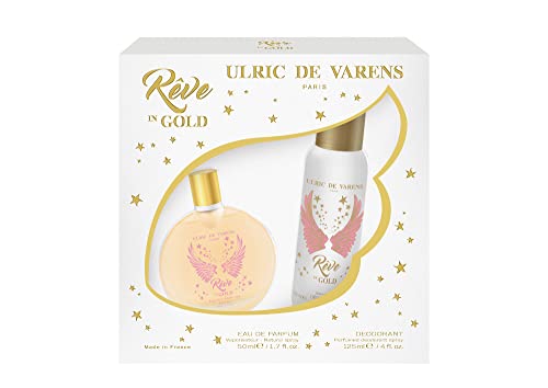 Ulric De Varens: Rave In Gold 50ML EDP + Desodorante EDP Set Dama 50ML