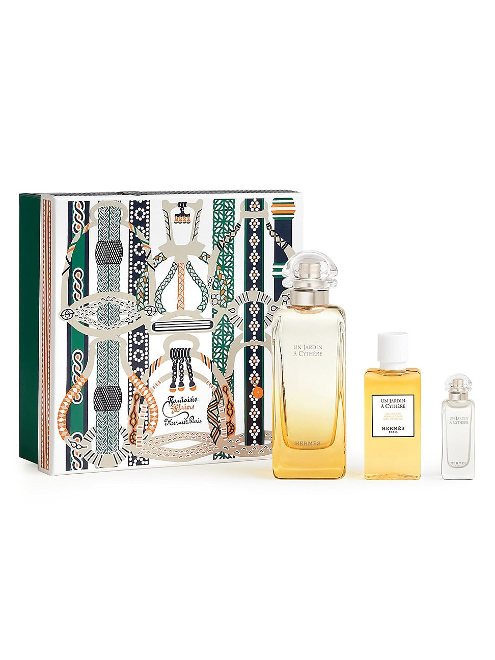 Hermes: Hermes Un Jardin A Cythere EDT + Shower Gel + Miniatura 7.5ML EDP Set De Caballero 100ML
