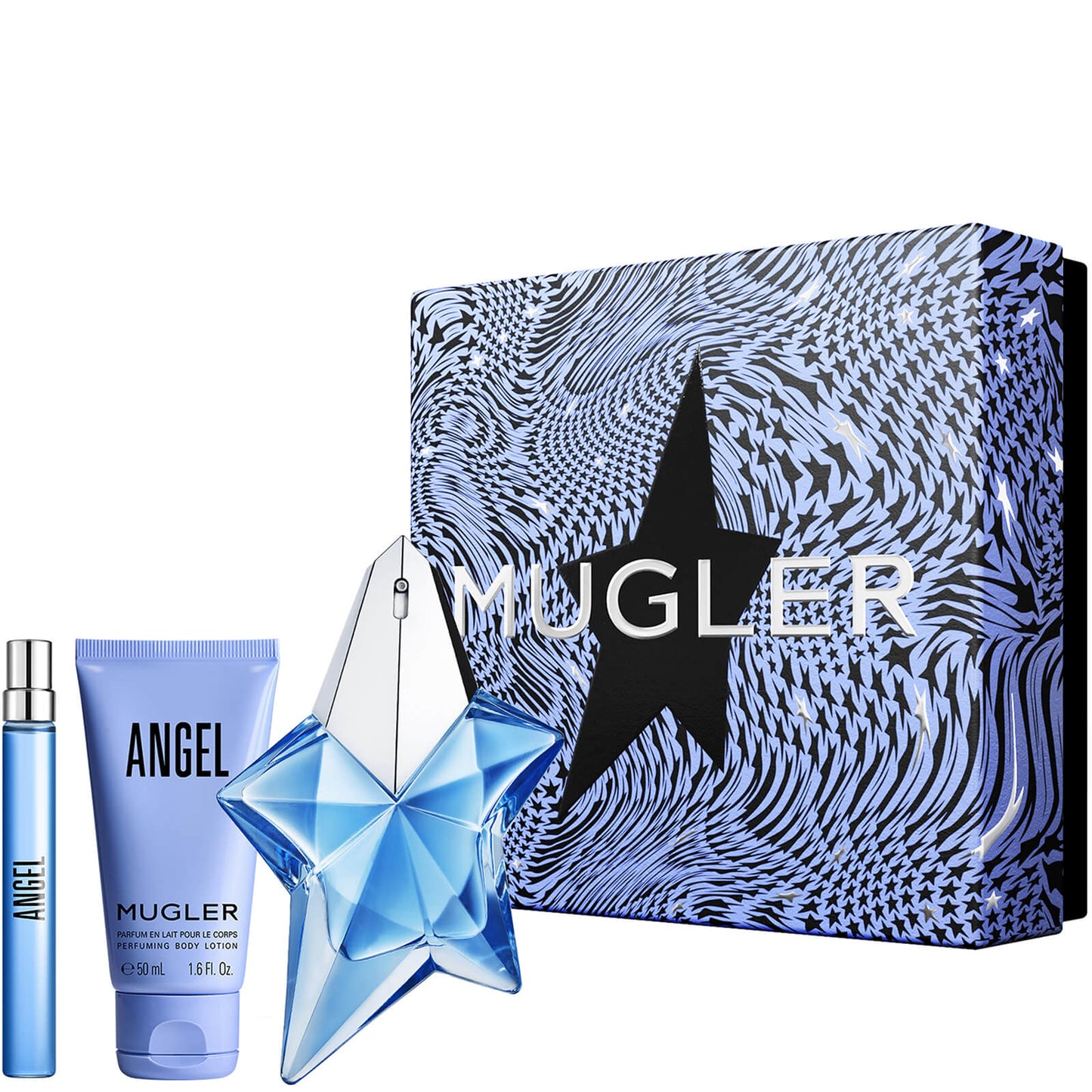 Thierry Mugler: Angel 50ML EDP + Perfume Body Lotion 50ML + Miniatura 10ML EDP Set De Dama 50ML