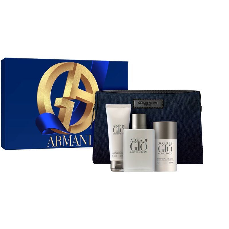 Acqua Di Gio + Gel De Ducha + Desodorante + Neceser EDT Set De Caballero 100ML