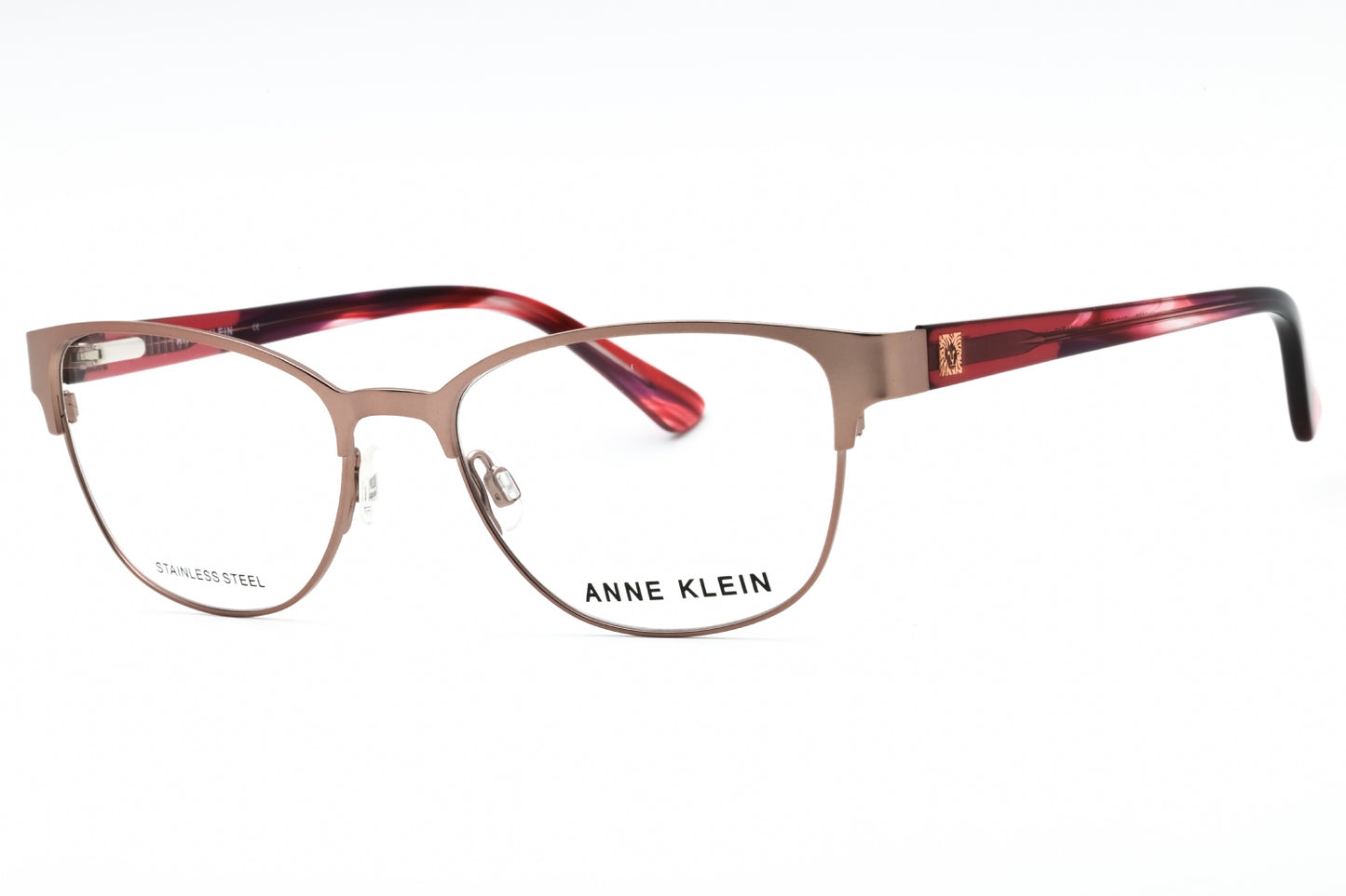 Anne Klein: AK5087 780 ROSE GOLD/Clear demo lens