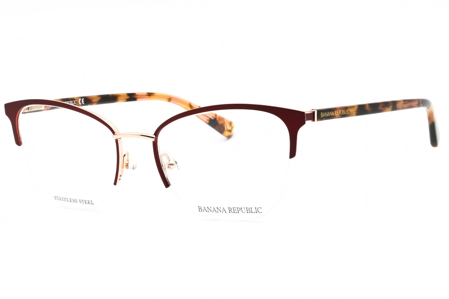 Banana Republic: BR 223 06K3 00 BURGUNDY GOLD/Clear demo lens