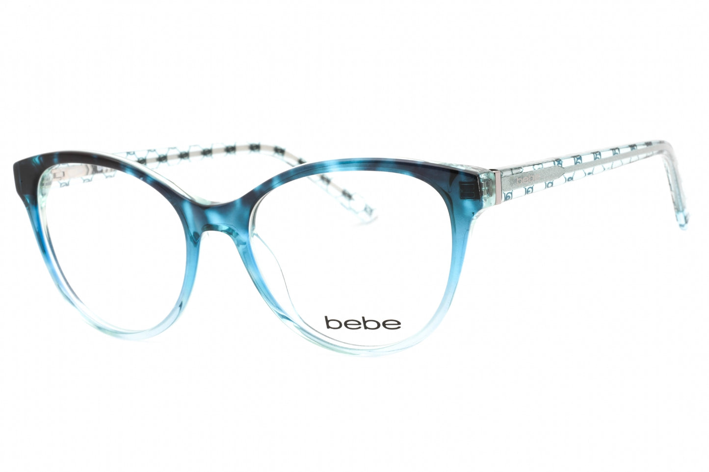 Bebe: BB5195 424 BLUE GRADIENT / Clear demo lens