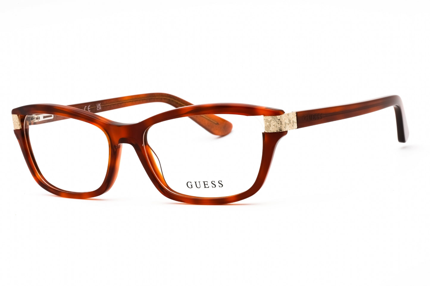 Guess: GU2956 053 blonde havana/clear demo lens