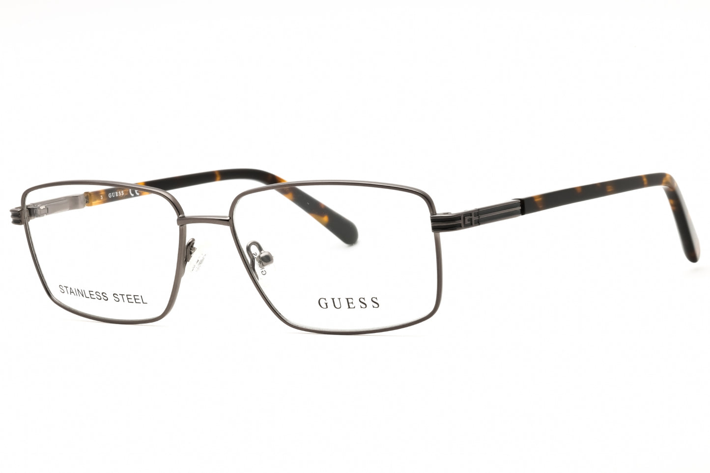 Guess: GU50061 009 matte gunmetal/clear demo lens