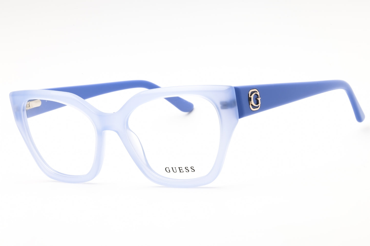 Guess: GU50112 081 shiny violet/clear demo lens