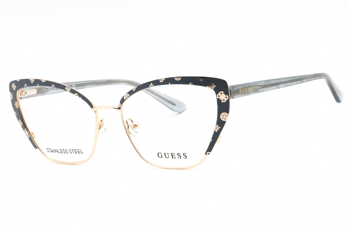 Guess: GU50122 020 grey/other/clear demo lens