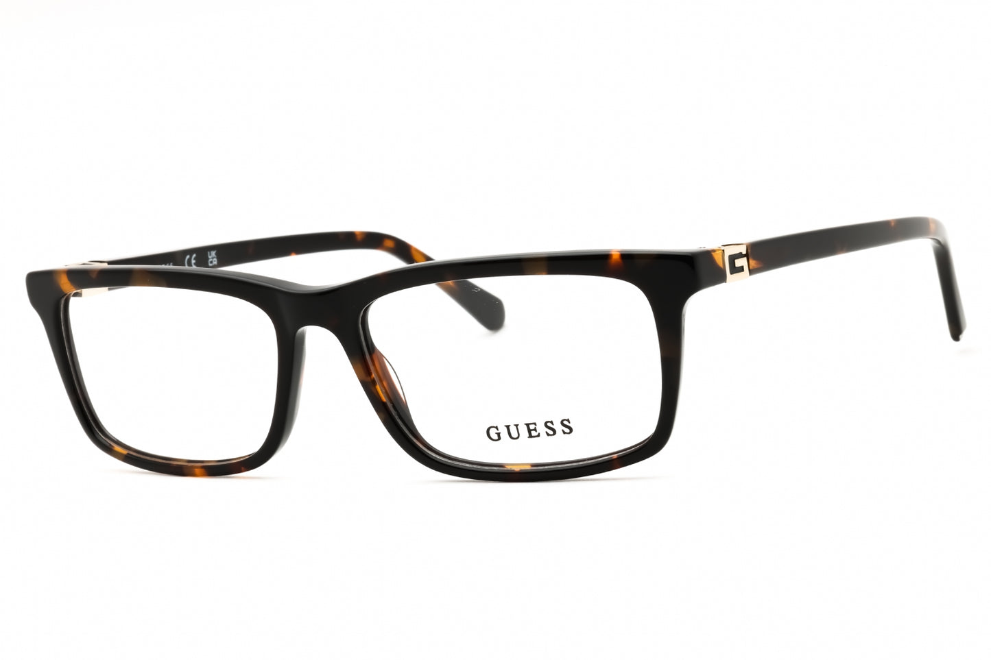 Guess: GU50190 052 dark havana/clear demo lens