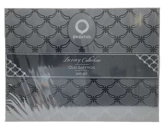Luxury Collection Oud Saffron EDP 80ML + 7.5ML EDP  + 2X10ML EDP EDP  Set Unisex  75ML