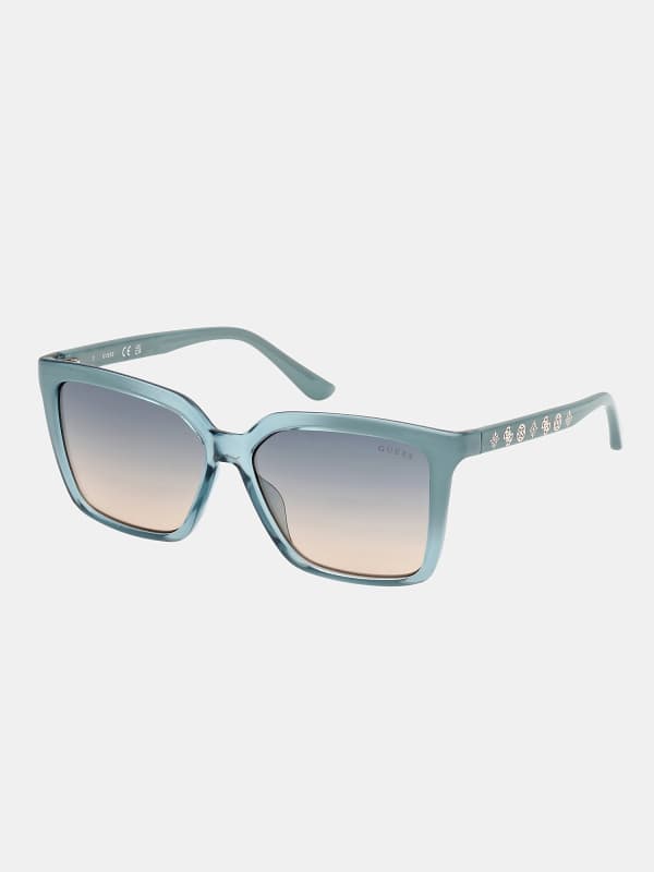 Guess: GU00099 89W turquoise/other / gradient blue