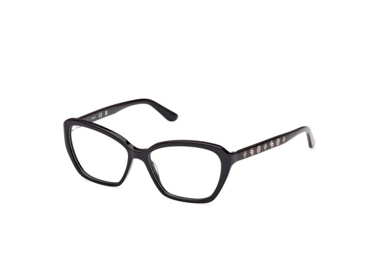 Guess: GU50115 001 shiny black/clear demo lens