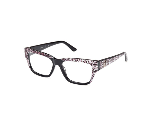 Guess: GU50126 005 black/other/clear demo lens