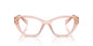 Prada: 0PR 21ZV 19Q1O1 Transparent Peach /Clear demo lens