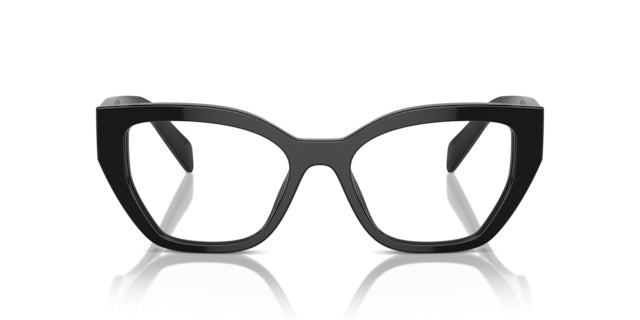 Prada: 0PR A16V 16K1O1 Black/Clear demo lens