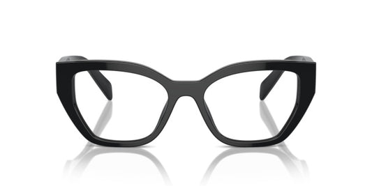 Prada: 0PR A16V 16K1O1 Black/Clear demo lens