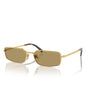 Prada: 0PR A60S 5AK70G Gold/Green Brown