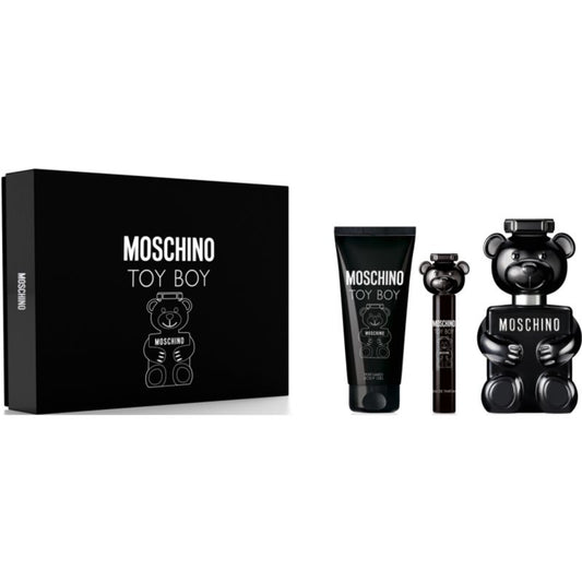 Moschino: Toy Boy EDP 100ML + Perfumed Body  Gel 100ML + Miniatura 10ML EDP Set De Caballero 100ML