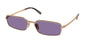 Prada: 0PR A60S 7OE01O Brass/Violet