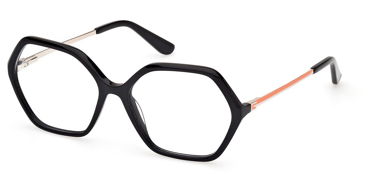 Guess: GU50149 001 shiny black/clear demo lens