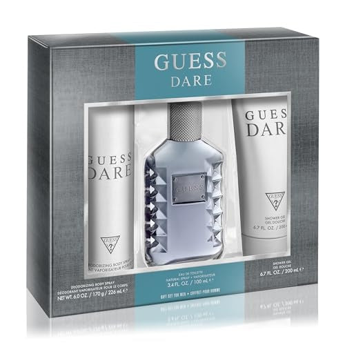 Guess Dare Men  EDT 100ML + Desodorante 226ML+ Shower Gel 200ML EDT Set De Caballero 100ML