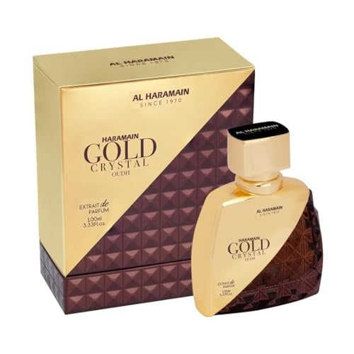 Al Haramain: Al Haramain Gold Crystal Oudh Extrait De Parfum EDP Caballero 100ML