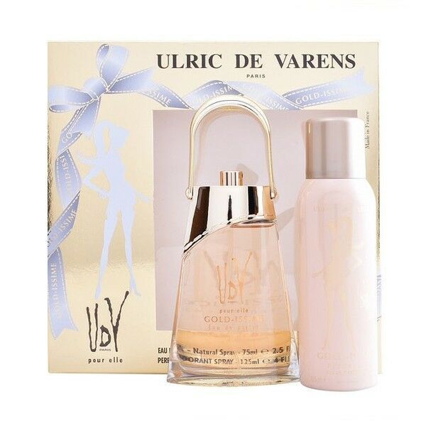 Ulric De Varens: Gold Issime EDP Set Dama 75ML