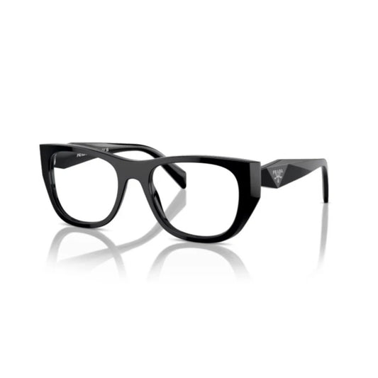 Prada: 0PR A18V 16K1O1 Black/Transparent