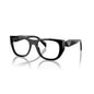 Prada: 0PR A18V 16K1O1 Black/Transparent