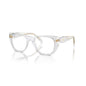 Prada: 0PR A18V 12R1O1 Transparent Light Grey/Transparent