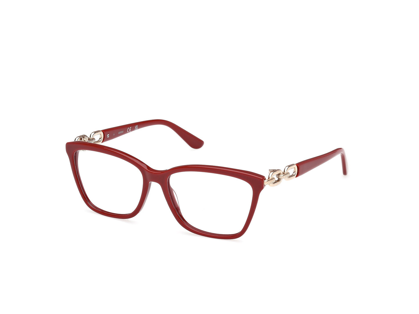 Guess: GU50181 066 shiny red/clear demo lens