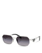 Prada: 0PR A51S 1BC90A Silver/Grey Gradient