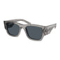 Prada: 0PR 10ZS 16Z70B Transparent Asphalt/ Dark Grey