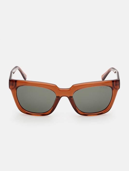 Guess: GU00206 48N shiny dark brown / green