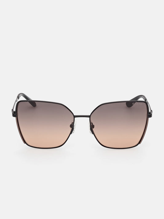 Guess: GU00192 01B shiny black  / gradient smoke