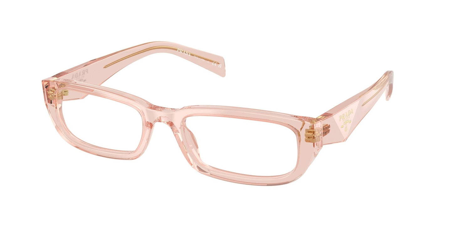 Prada: 0PR B05V 19Q1O1 Transparent Peach/Clear demo lens