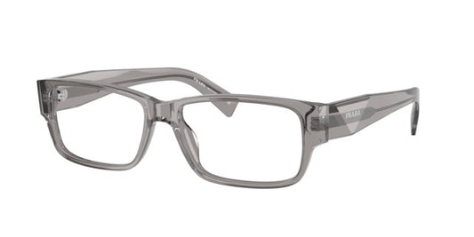 Prada: 0PR B09V 16Z1O1 Transparent Grey/Clear demo lens